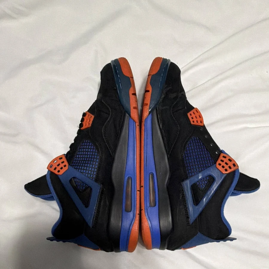 Jordan Air Jordan 4 Retro Cavs 2012 Black/orange/blue Nubuck
