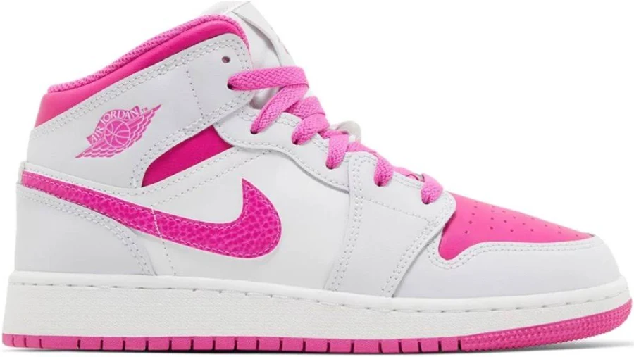 Jordan 1 Mid Fire Pink GS