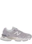NEW BALANCE '9060' Grey Sneakers With Mesh Details And Rubber Sole In