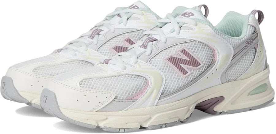 New Balance 530 U530NEB Sneaker Men White Pink Athletic Running Shoes RHS8152