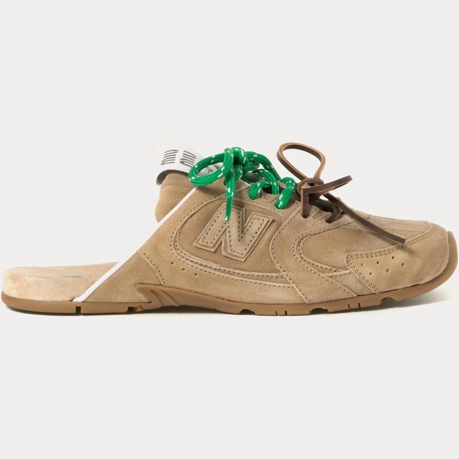 New Balance x Miu Miu 530 SL Faded Suede Ecru Mules Beige / Miu Miu - US / US