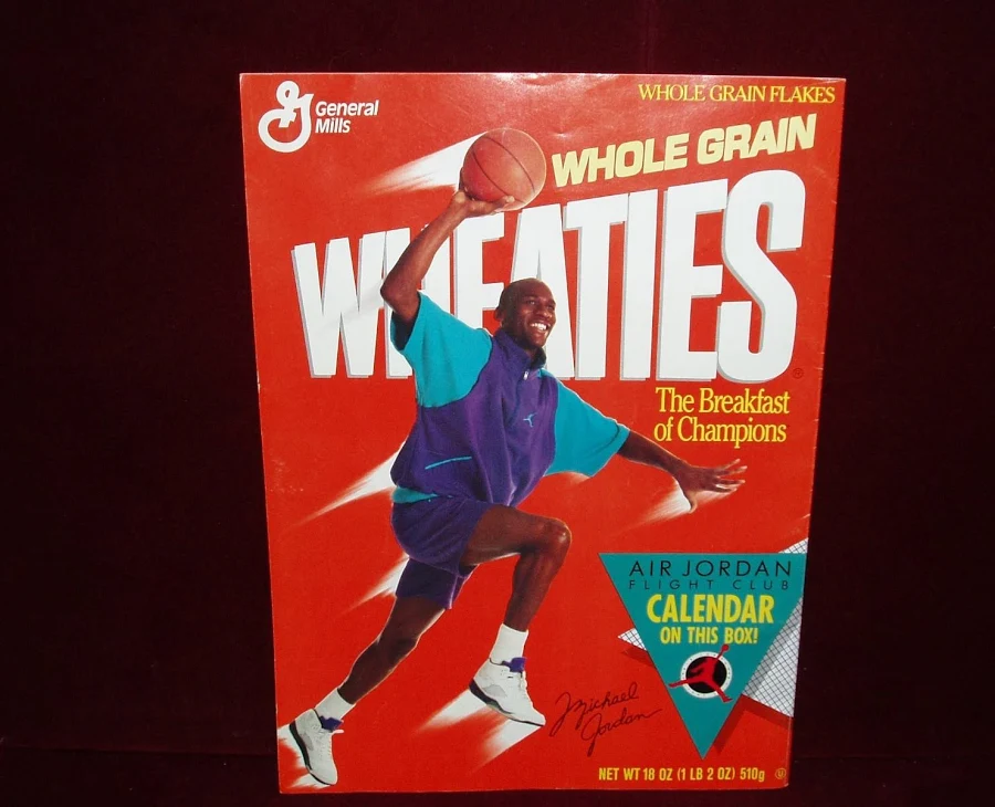 Michael Jordan 1991 Air Jordan Flight Club Calendar, 1991, Wheaties