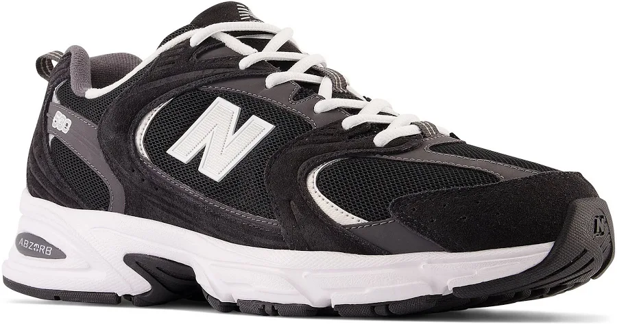 New Balance Women's 530 Suede Lifestyle Sneakers, Womens, 6, Black