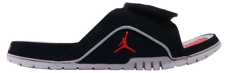 Air Jordan Hydro 4 Retro Slide 'Fire Red' | Black | Men's Size 10