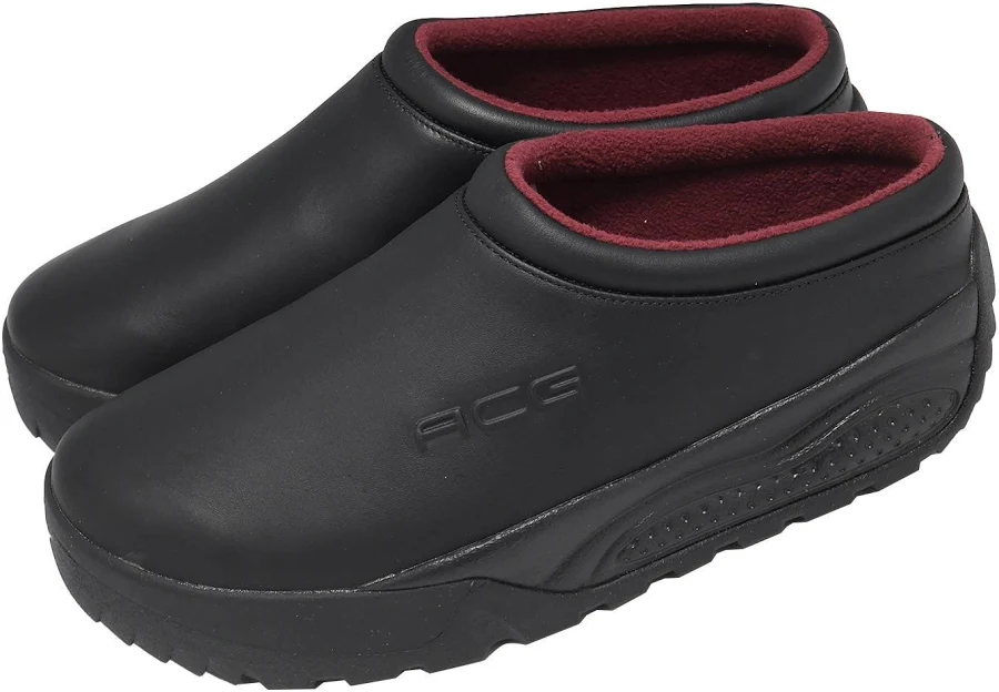 Nike Acg Rufus Black Leather Men Casual Slip On Shoes Hv4087-001