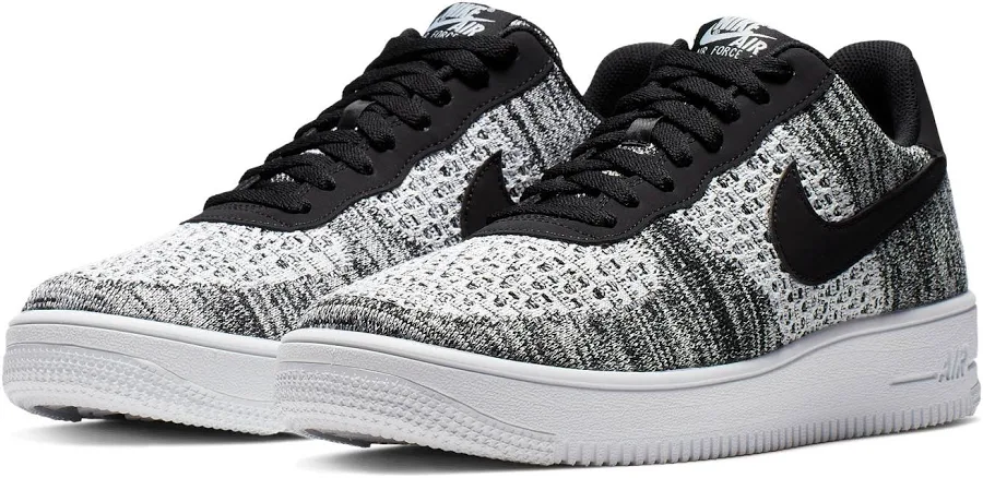 Nike Air Force 1 Flyknit 2.0 Oreo Black Platinum White Nby Av3042-001