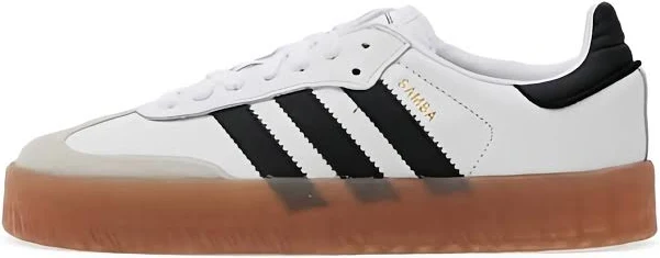 adidas - Sambae "White/Black/Gum" sneakers - women - Calf Leather/Calf Leather/Rubber - 9