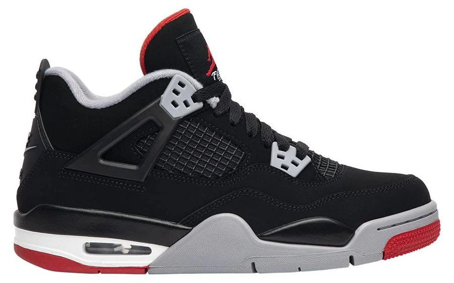 Air Jordan 4 Retro OG GS 'Bred' 2019 | Black | Kid's Size 4.5