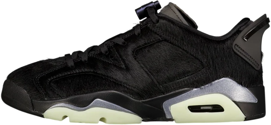 W Air Jordan 6 Retro Low 'Blackout' BLACK/BLACK-BLACK / 11.5