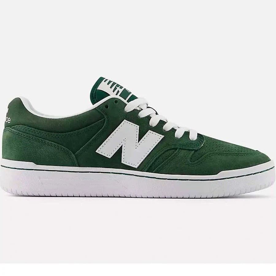 New Balance 480 83 Remixed Skate Shoes - Green/White 8 / Green/White