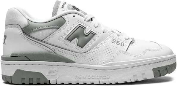 New Balance - 550 "White Green" sneakers - women - Calf Leather - 6 - Grey