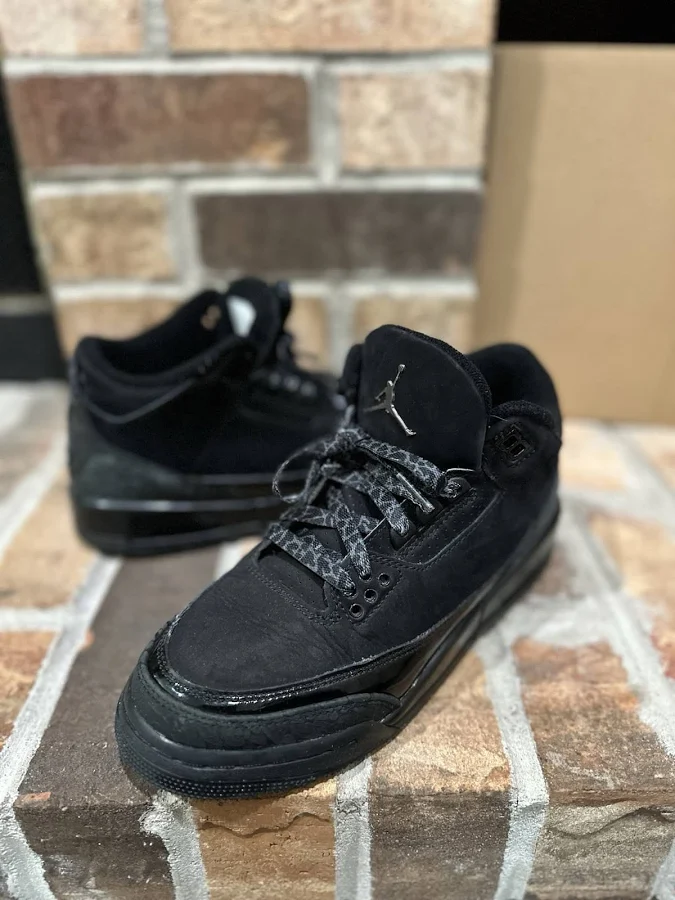 Air Jordan 3 Retro Black Cat Gs Size 5y Dm0967-001