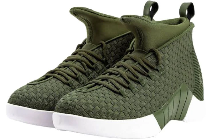 Men's PSNY x Air Jordan 15 Retro 'Medium Olive
