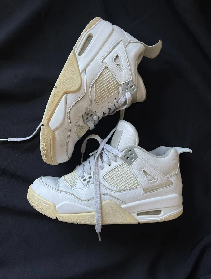 2016 Nike Air Jordan 4 Pure Money White Size 6 38 White
