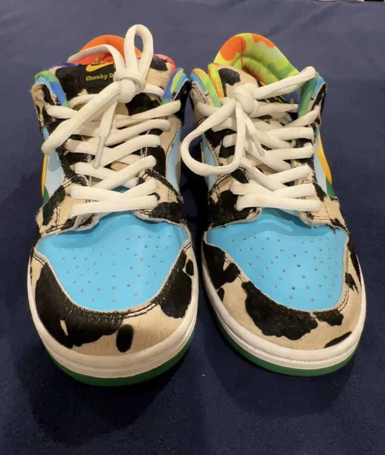 Nike Sb Dunk Low Chunky Dunky Cow Print Multicolor Skateboarding