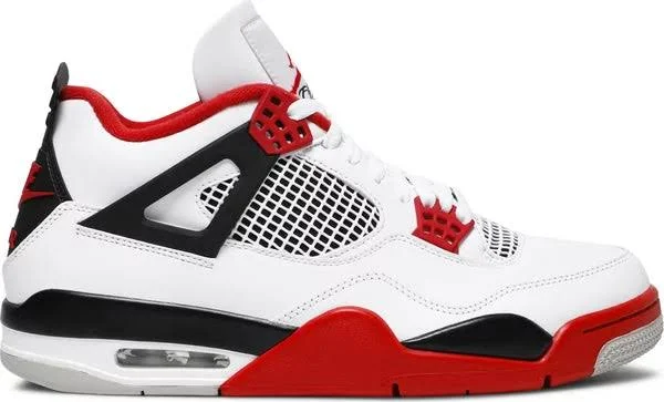 Air Jordan 4 Retro Fire Red (2020) Sneakers for Men - GENUINE AUTHENTIC BRAND LLC 8USMEN/9.5USWOMEN/41EU at GenuineAuthenticBrand.com