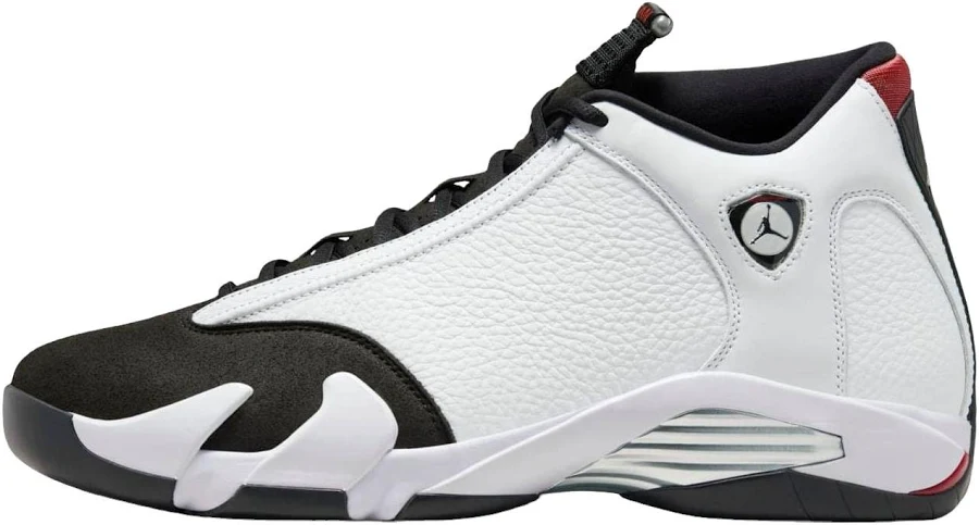 Air Jordan 14 'Black Toe' Sneakers WHITE VARSITY RED Black METALL