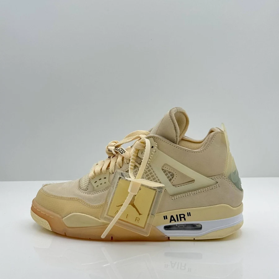 Jordan 4 Retro Off-white Sail Size Mens 8 Authentic
