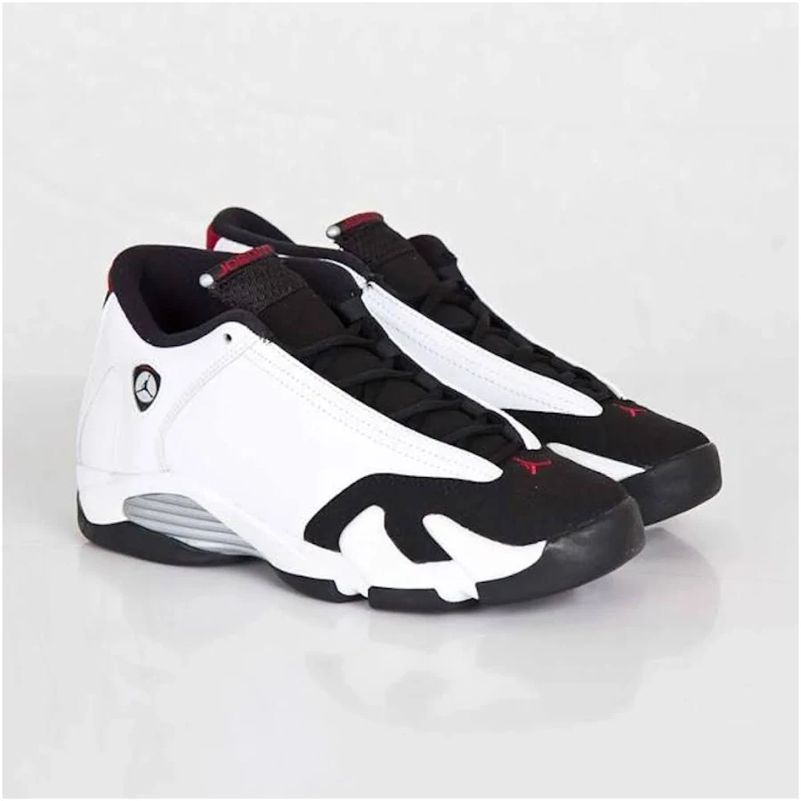 Air Jordan 14 Retro Black Toe Sneakers (2014)