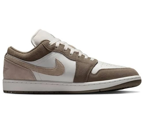 Jordan Mens AJ 1 Low - Shoes Olive Grey/Enigma Stone/Summit White Size 08.5