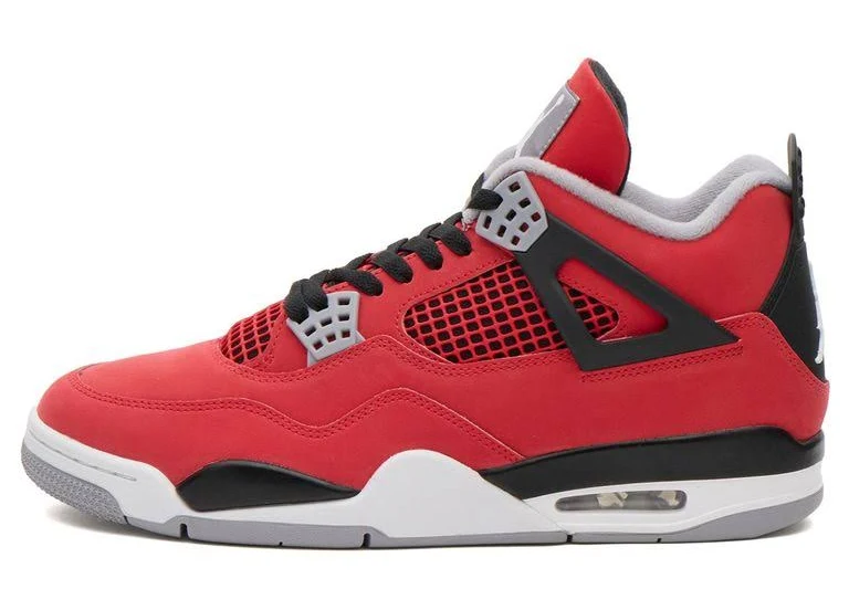 Nike Men's 4 Retro Sneaker - Red - Low-top sneakers - 10.5