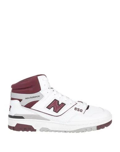 New Balance 650 Man Sneakers White Size 5 Soft Leather, Textile fibers