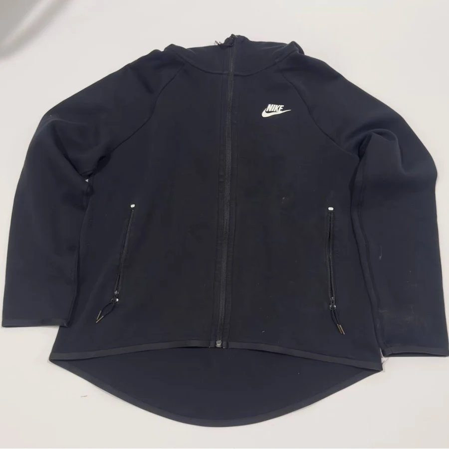 Nike Shirts | Nike Tech Fleece Black White Zip Up Hoodie Men’s Small S Jacket | Color: Black/White | Size: S | Equ6930's Closet