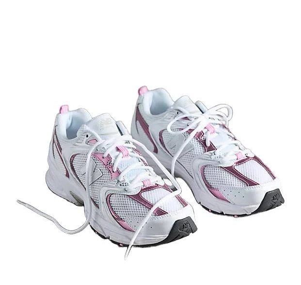 New Balance 530 Athletic Women Sneakers - White/pink Sugar/silver Metallic