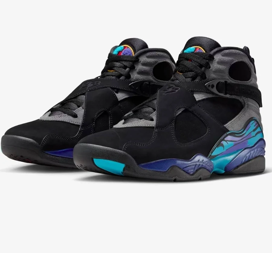 Nike Air Jordan 8 Retro 2025 Aqua Men Size 11