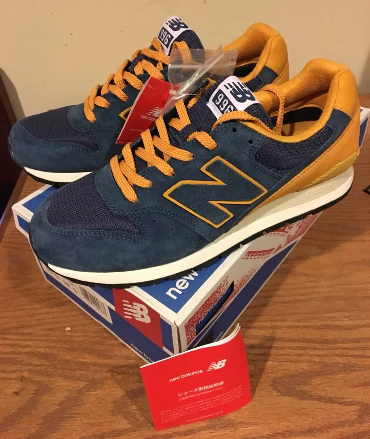 Balance Cm 996 Ush Stussy Hectic Undefeated Navy Yellow Size 10