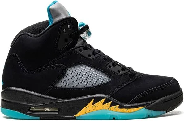 Jordan - Air Jordan 5 "Aqua" sneakers - unisex - Calf Leather - 8.5 - Black