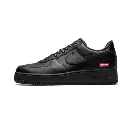 Nike Mens Air Force 1 Low Supreme - Mini Box Logo Black Cu9225 001 from Stadium Goods, Men's, Size: 10.5