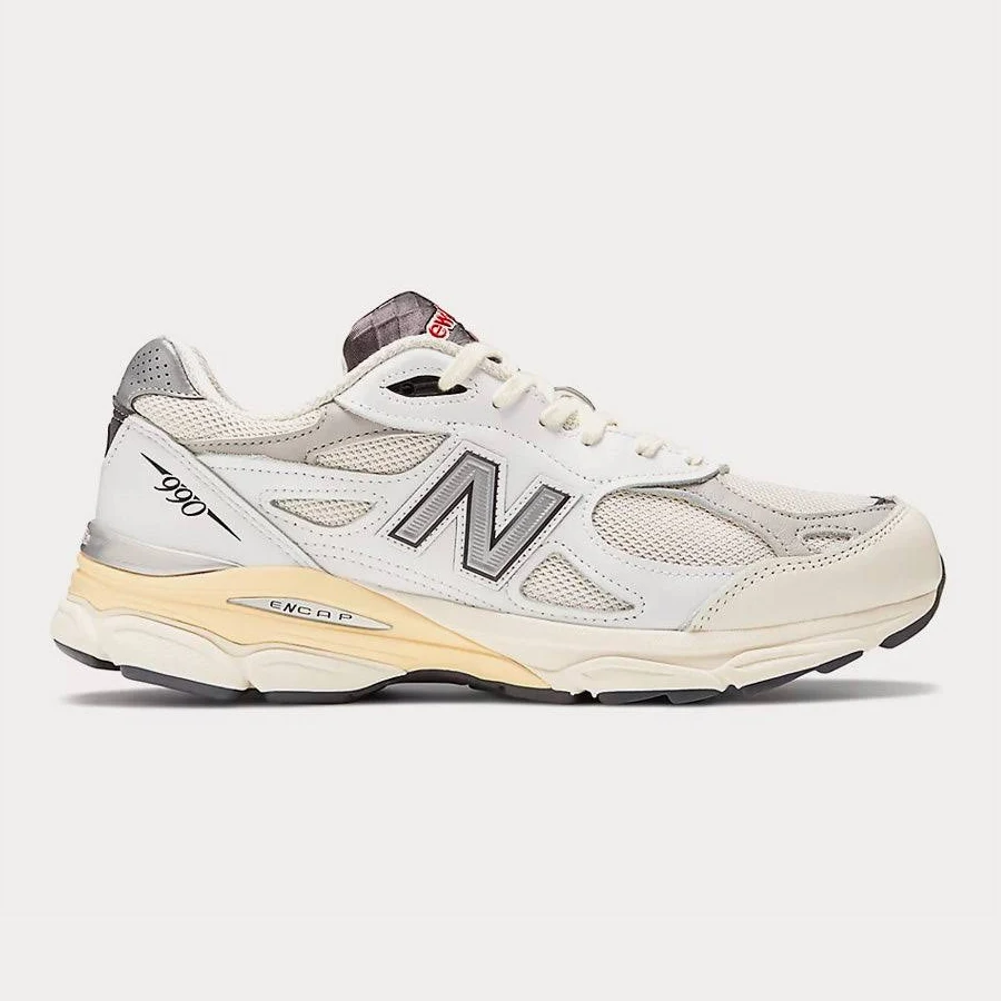 New Balance MADE in USA 990v3 Sea Salt with Rain Cloud Sneakers White / New Balance - US / US