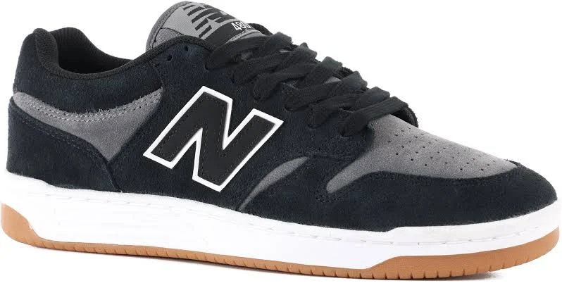 New Balance Numeric 480 Skate Shoes - black/grey 6.5