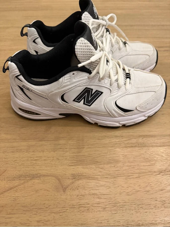 New Balance Shoes | New Balance 530 White & Black Sneakers | Color: Black/White | Size: 9 | Kayv23's Closet