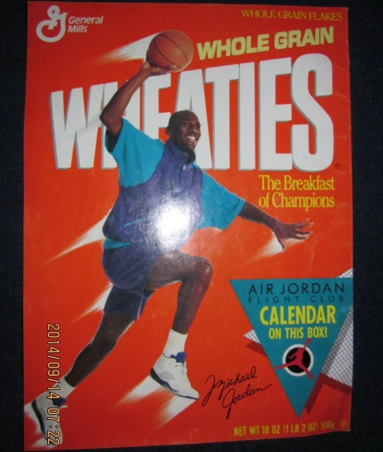 1991 Air Jordan Flight Club Calendar (wheaties Calendar)