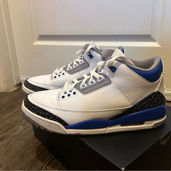 Air Jordan 3, Racer Blue, Size 10