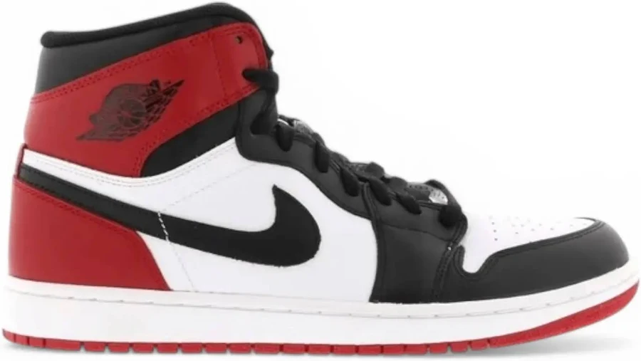 Air Jordan 1 Retro Black Toe Basketball Shoes (2013 Release) with Retro Look