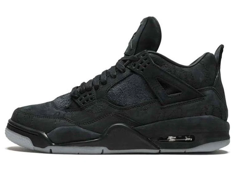 Jordan Air Jordan 4 Retro X Kaws 'black' -US Sizes New - 6 (Eu 39)