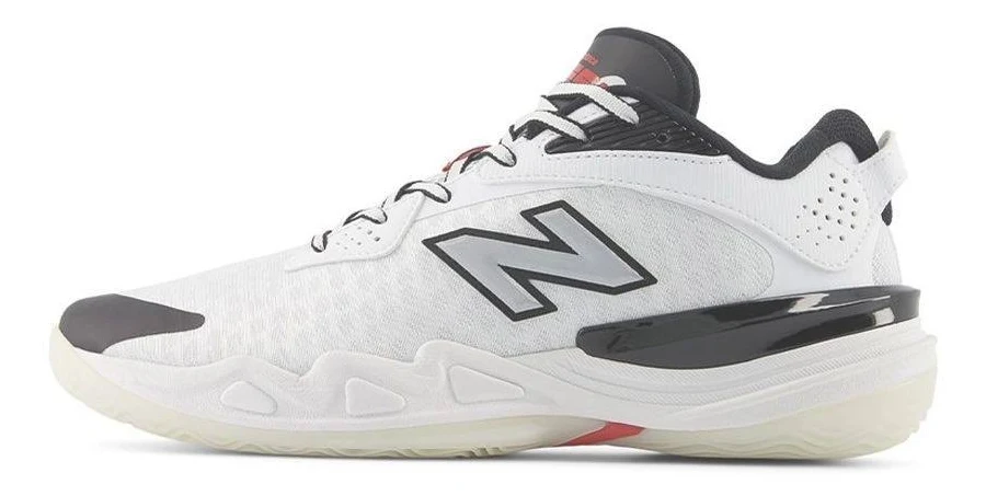 New Balance BB Hesi Low V2 Basketball - White Team Red - BBHSLYK2