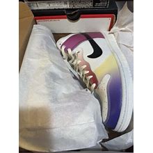 Womens Size 11 White Nike Dunk High Basketball Shoes Fd0802 100