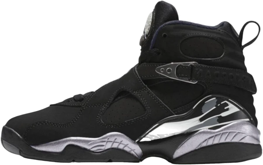 Jordan 8 Retro 'chrome - Black/white-light Graphite