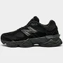 New Balance Women's 9060 Casual Shoes, Size 6 - Black/Black