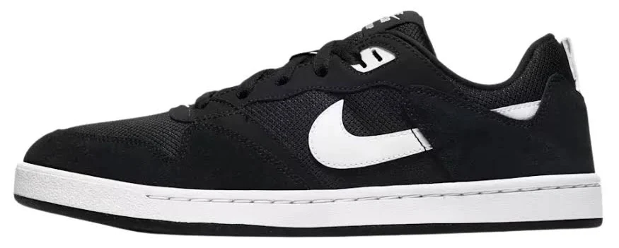 Nike SB Alleyoop Black Black White Mens Skate Shoes