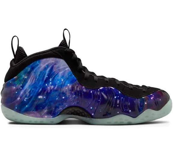 Nike Men's Air Foamposite One "Galaxy" Sneakers - Blue - Low-top sneakers - 7