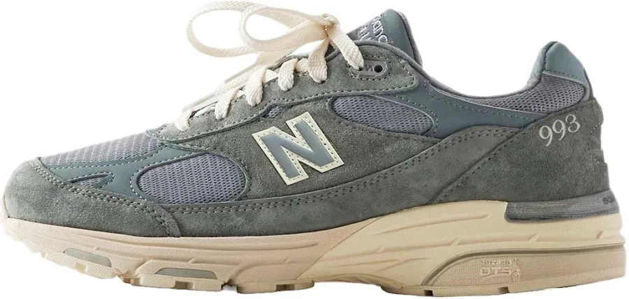 New Balance X Kith 993 Made In Usa "pistachio - Slate Grey/chinois Green