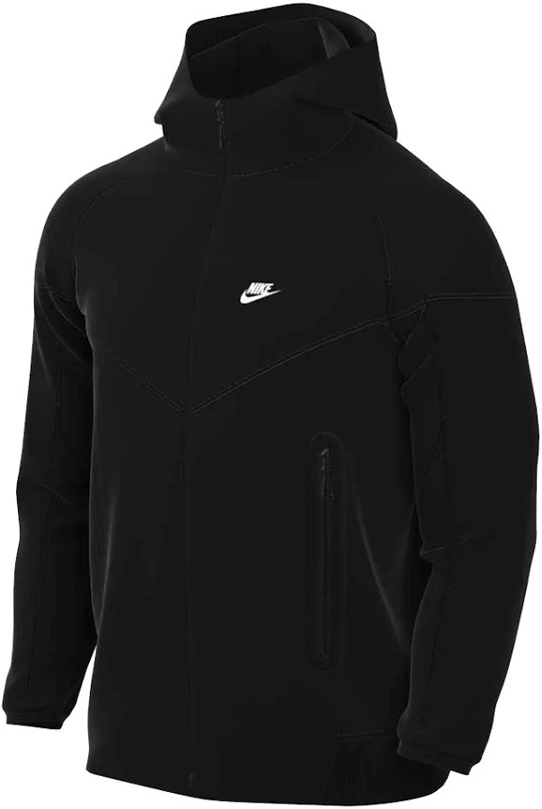 Nike Men's Tech Fleece Windrunner Full-Zip Hoodie 3XL / Black/White | Nike - Hoodies | Midway Sports