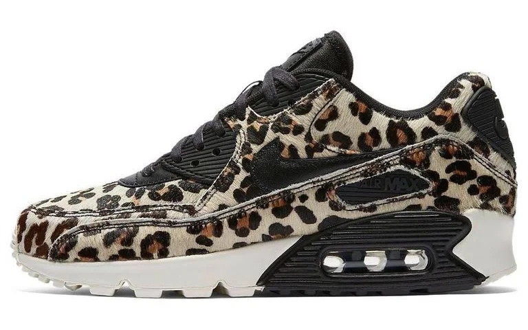 Nike Women's (Wmns) Air Max 90 'Leopard' - Black - Low-top sneakers - 11
