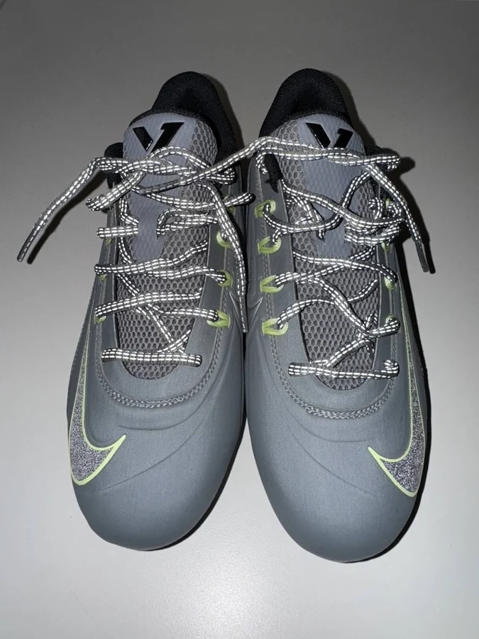 Nike Vapor Edge 360 Vc Smoke Grey Silver Football Cleats Mens Size 8