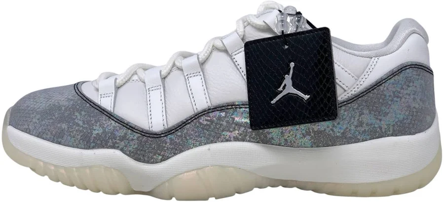 Air Jordan 11 'cny Year Of The Snake' White Sneakers, Size 6 / 7.5w